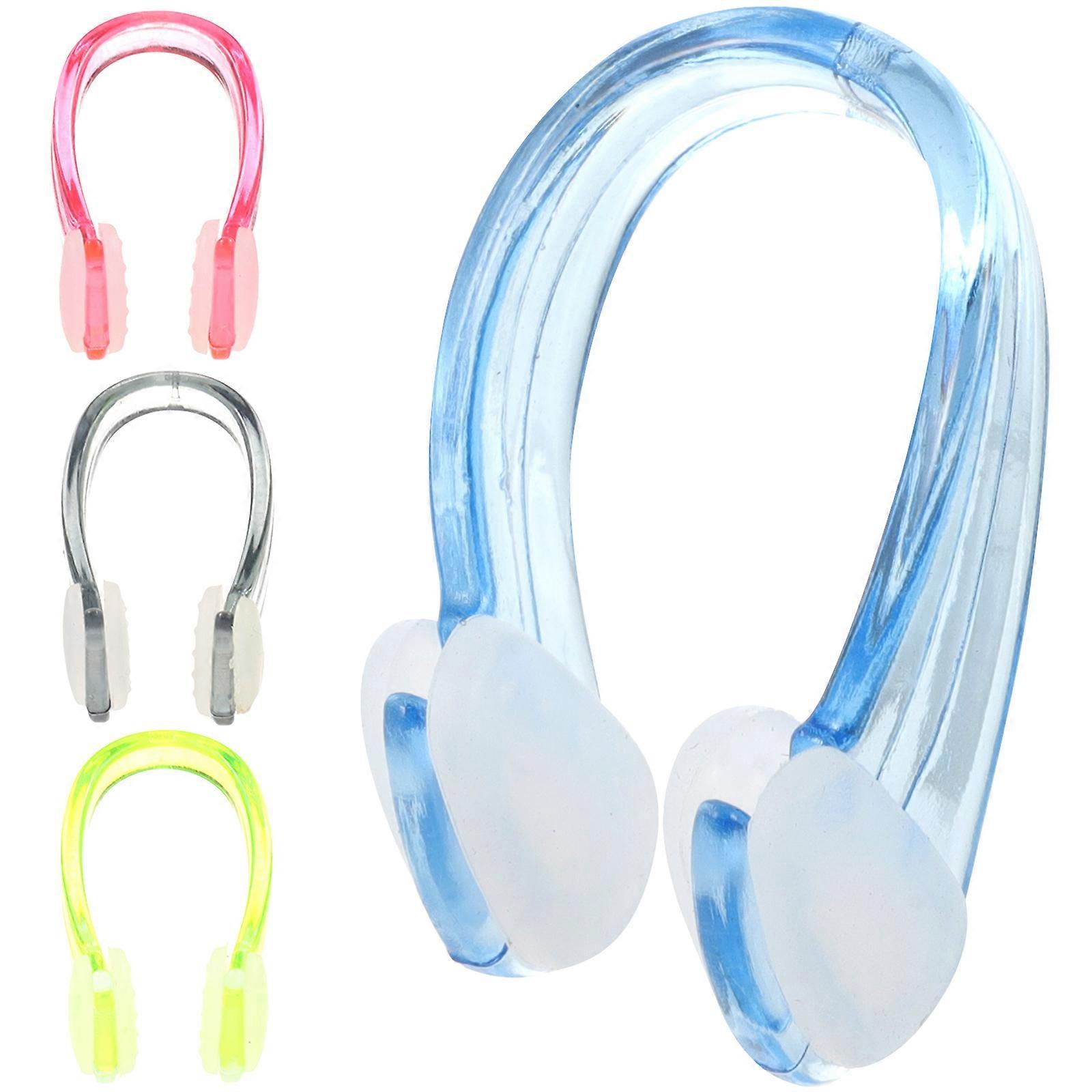 Silicone Nose Clips Swimming Waterproof Portable Lightweight 4Set