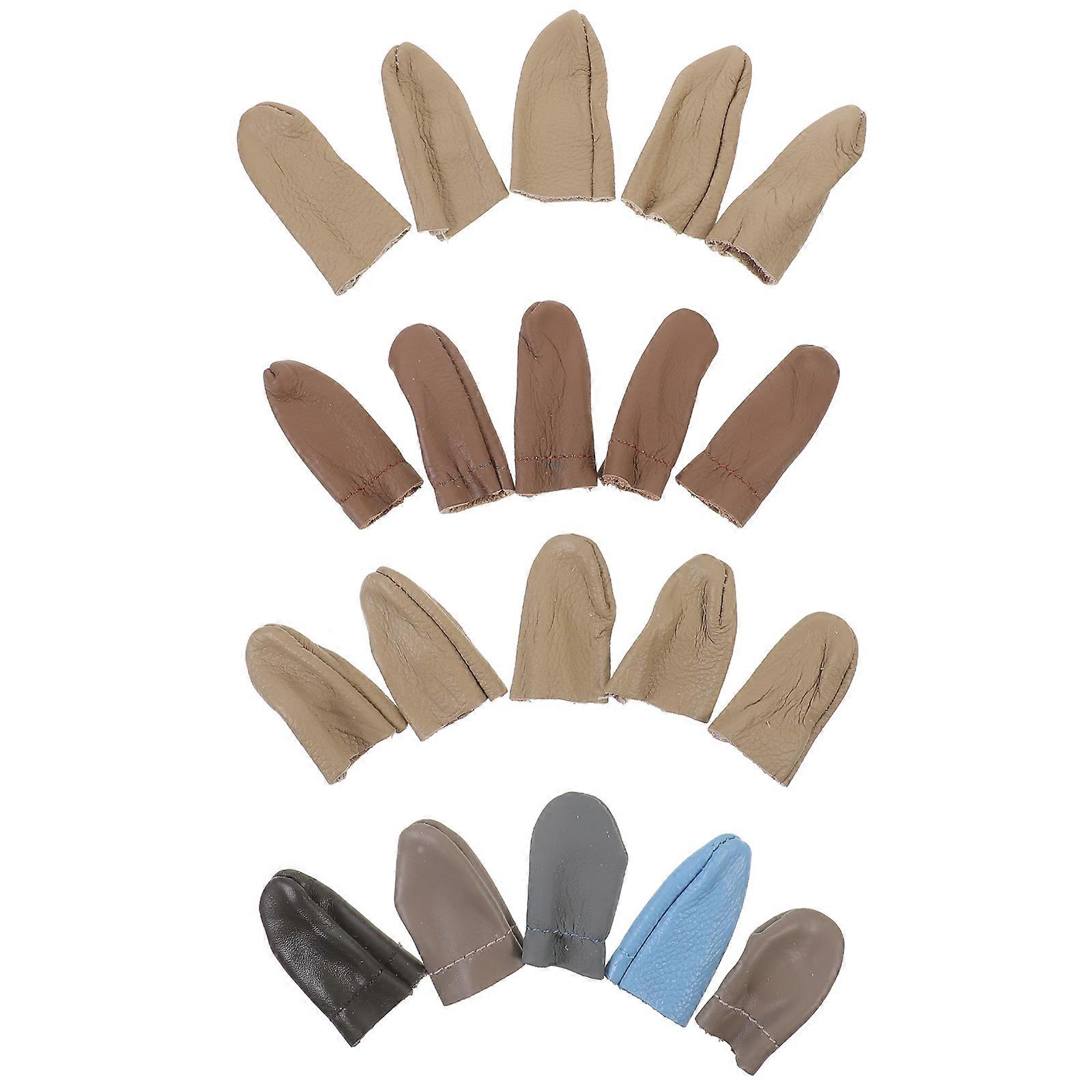 Doigt de résistance 20Pcs Grand Pouce Couverture Pour Couture À La Main Feutrage