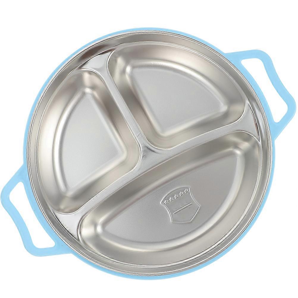 Divided Plate Tray Food Storage Plate Weight Loss Users Dieting Microwave Safe Dishwasher Safe 1Set