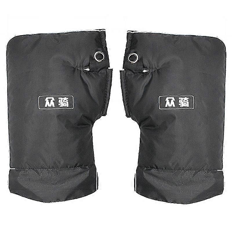 WUPP CS-1472B1 1 Pair Large Opening Motorcycle Handlebar Glove Cover Cycling Handlebar Warm Muff