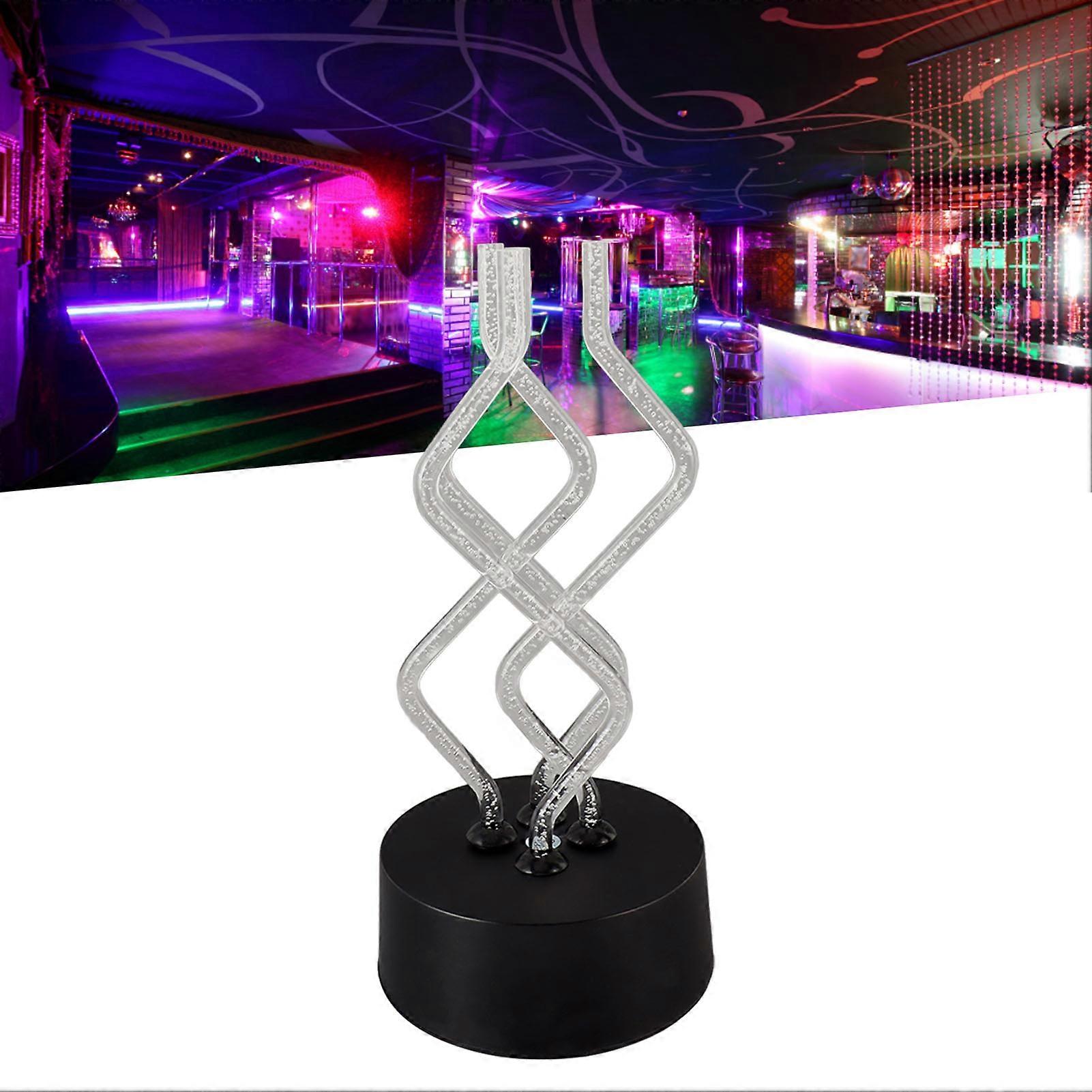 Bubble Color Changing LED Table Lamp Dancing Rotary Stick Lamp USB Creative Night Light Home Bar Decorative Desk Light 