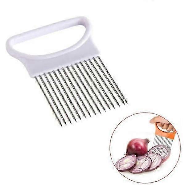 Safe onion holder with practical handle White