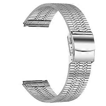 För Garmin Vivoactive 4 Klockarmband i rostfritt stål 22mm Armband