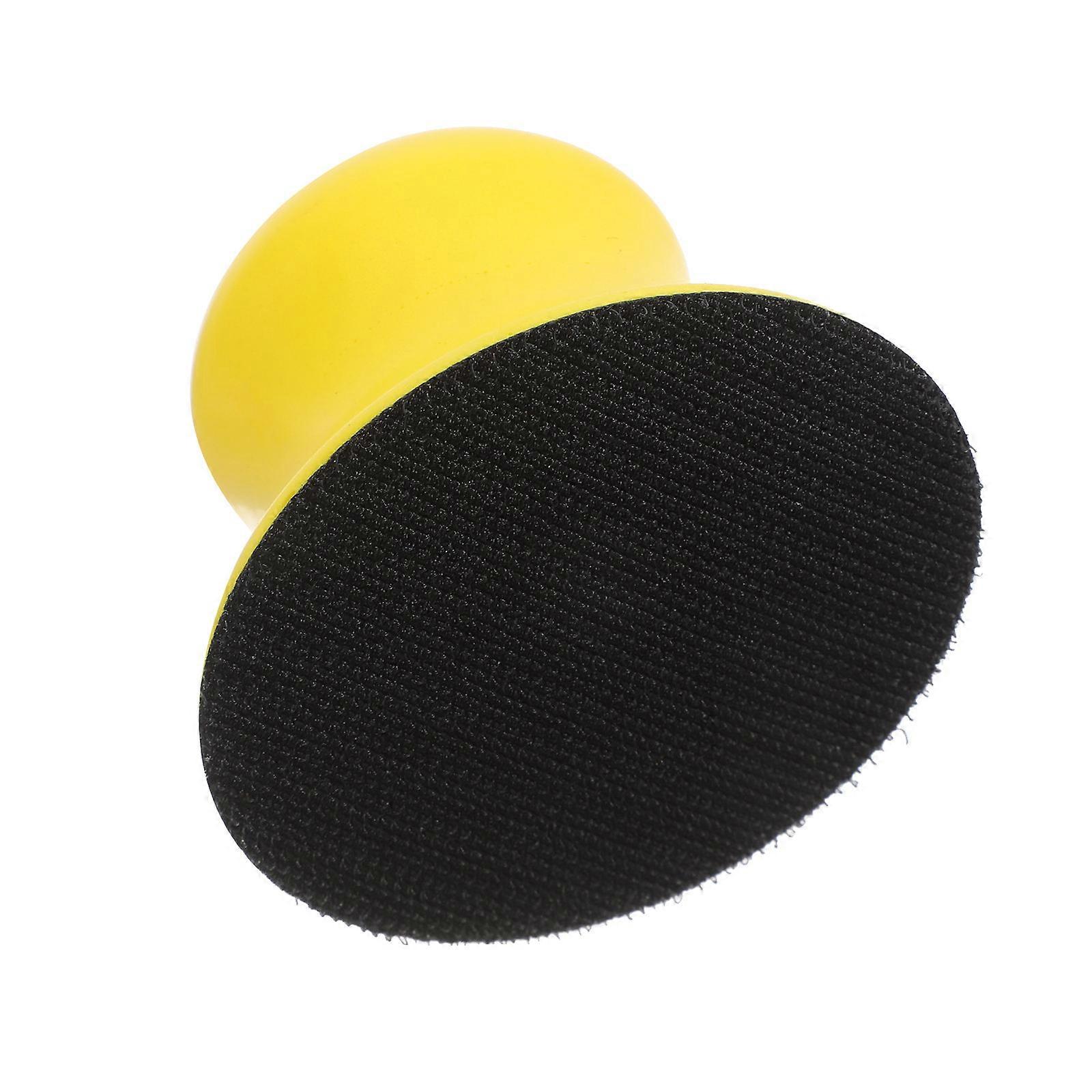 Yellow Hand Planer for Home Use Sturdy and Efficient Polishing Block 1 Piece Portable Woodworking