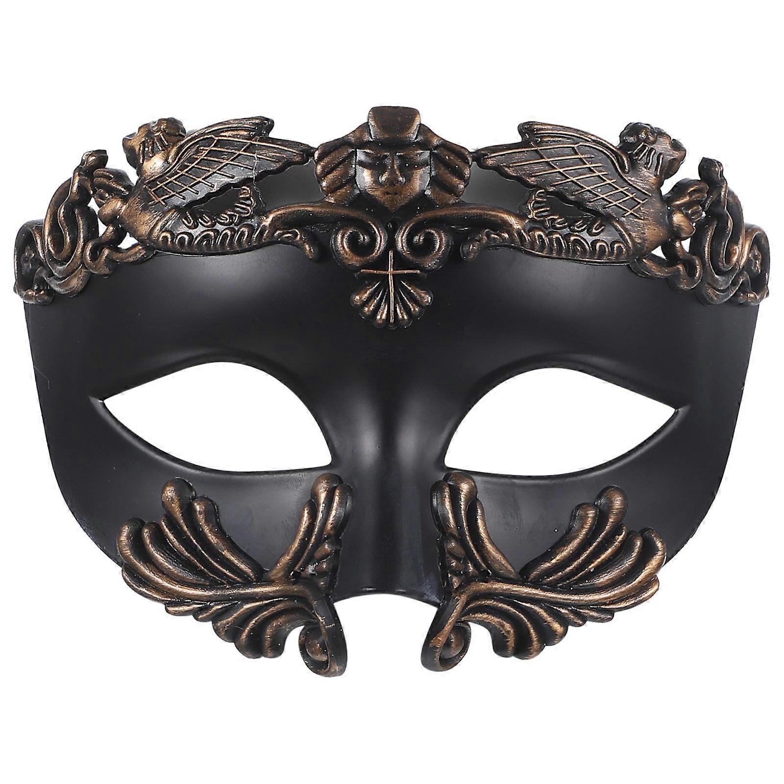 Carnival Masquerade Mask Half Face Costume Accessory For Men Women Assorted Color Elegant Design 1Pack