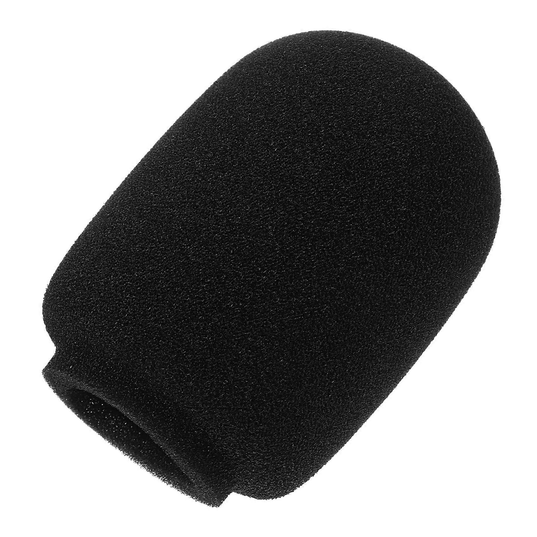 Sponge microphone cover, wind protection for handheld microphones, compatible with SMB, easy installation, noise reduction.