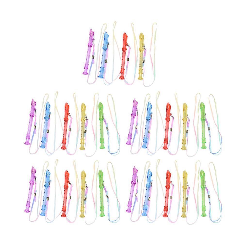 Transparent Toy Flutes, Enjoyable Mini Instruments for Kids' Musical Exploration