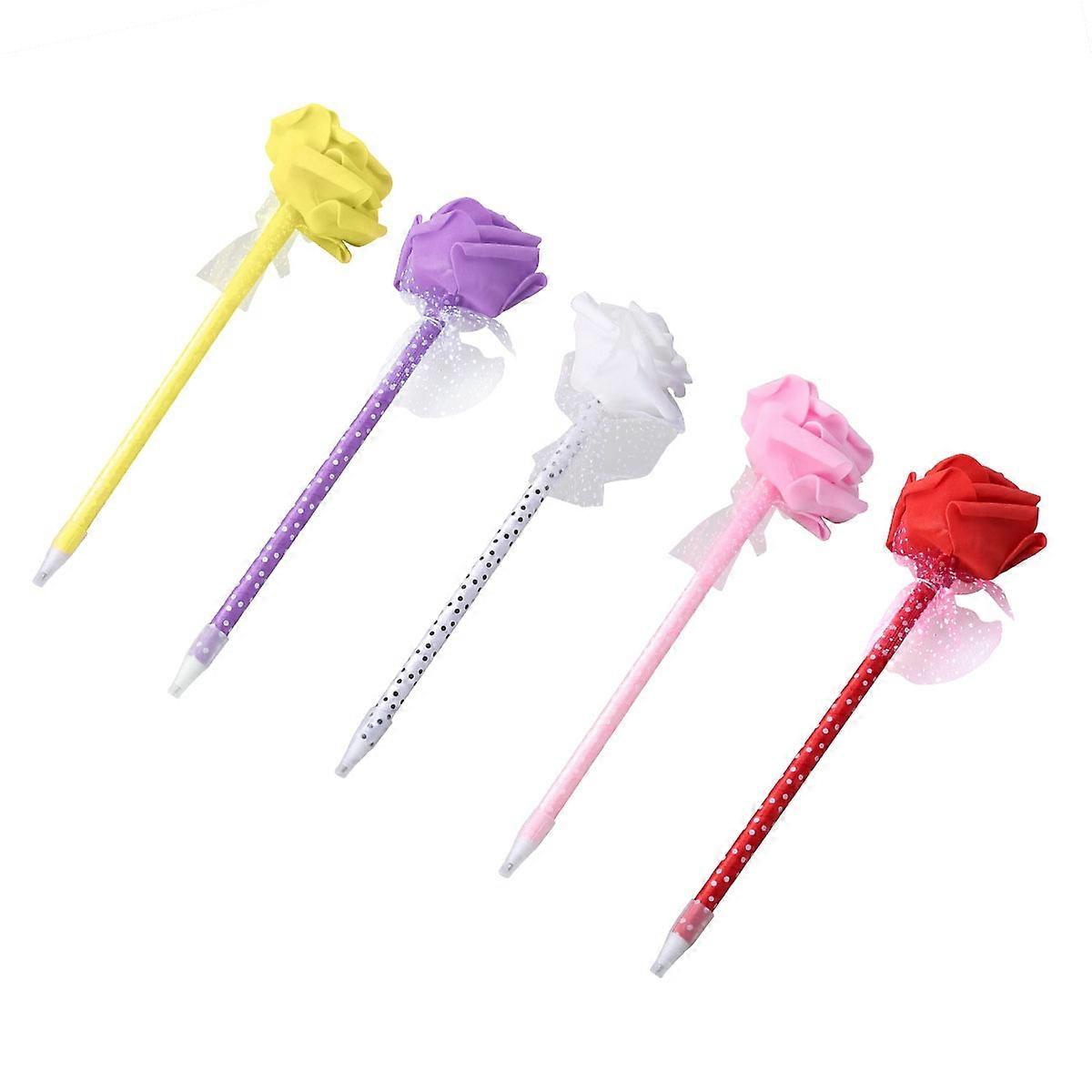 Flower Tip Pens, Playful Cartoon Style for Children, Ideal Writing Instruments