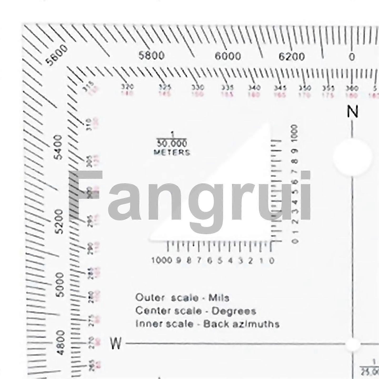 For Coordinate Scale Practical Navigation Protractor