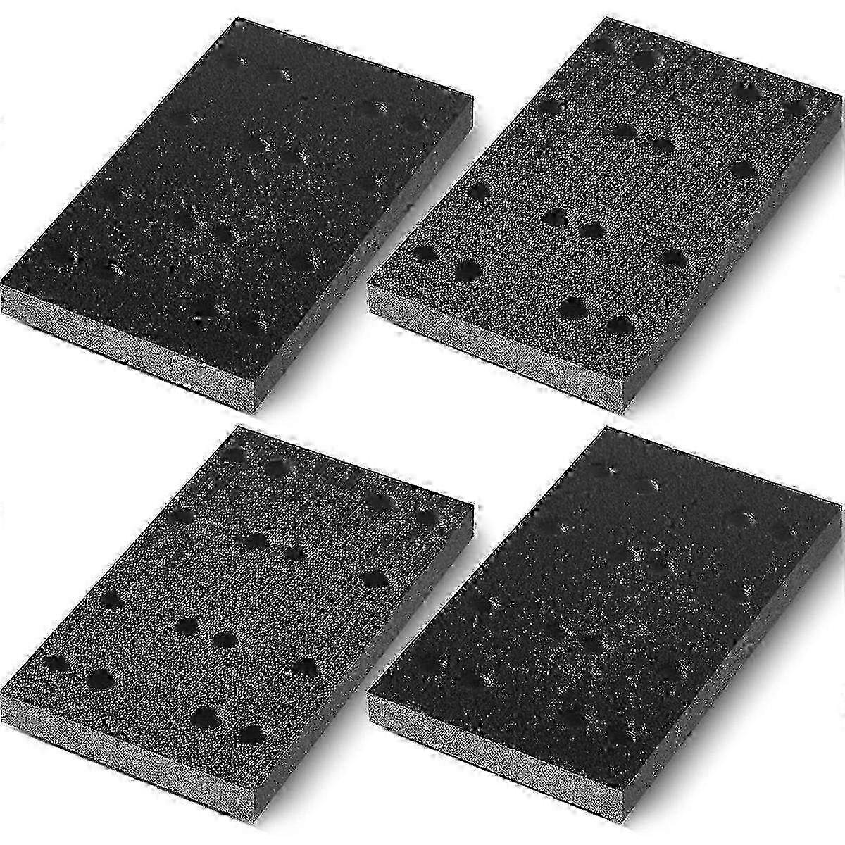 4-Pack Soft Black Foam Interface Backing Sanding Pads for Festool RS400 & LS130 Sanders hwy