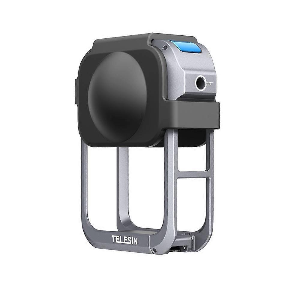 DJI Osmo 360 TELESIN アルミニウム合金保護ケージ拡張フレーム レンズカバー付き アルミニウム合金ケージ
