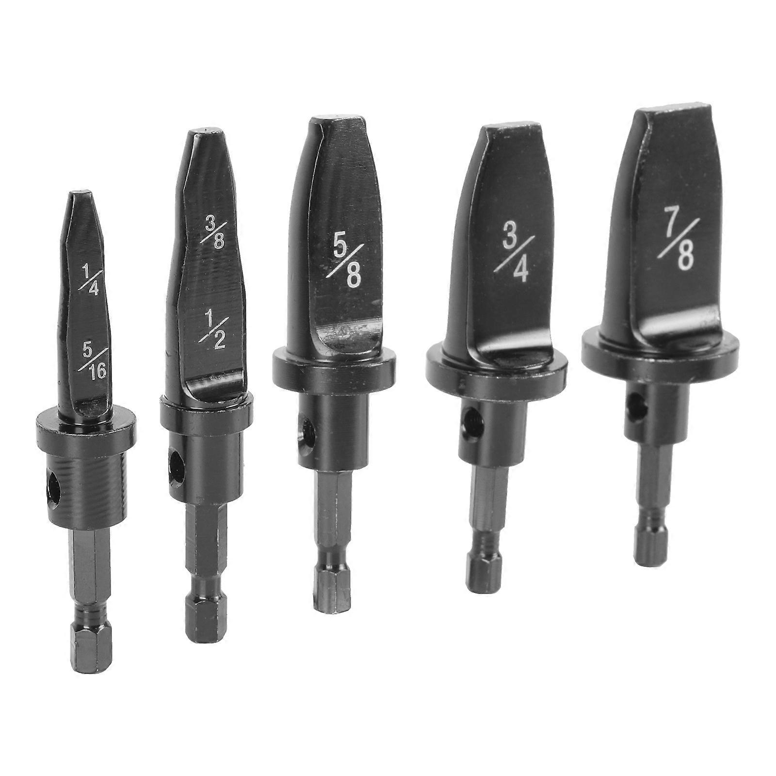 Copper Tube Tool Set For Swaging Process Aimed At Installers Size 7.8X0.8Cm 5Pcs