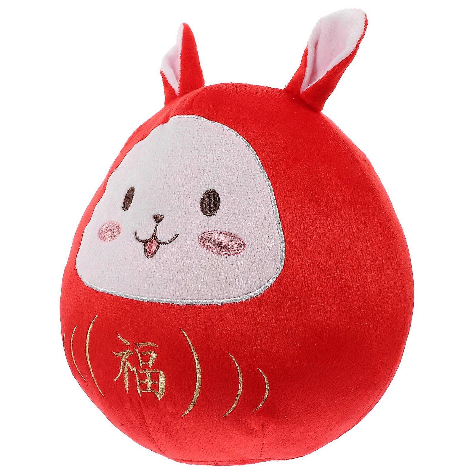 Delicate Rabbit Toy For Christmas Gathering 28CM Soft Plush Material Design 1Pack