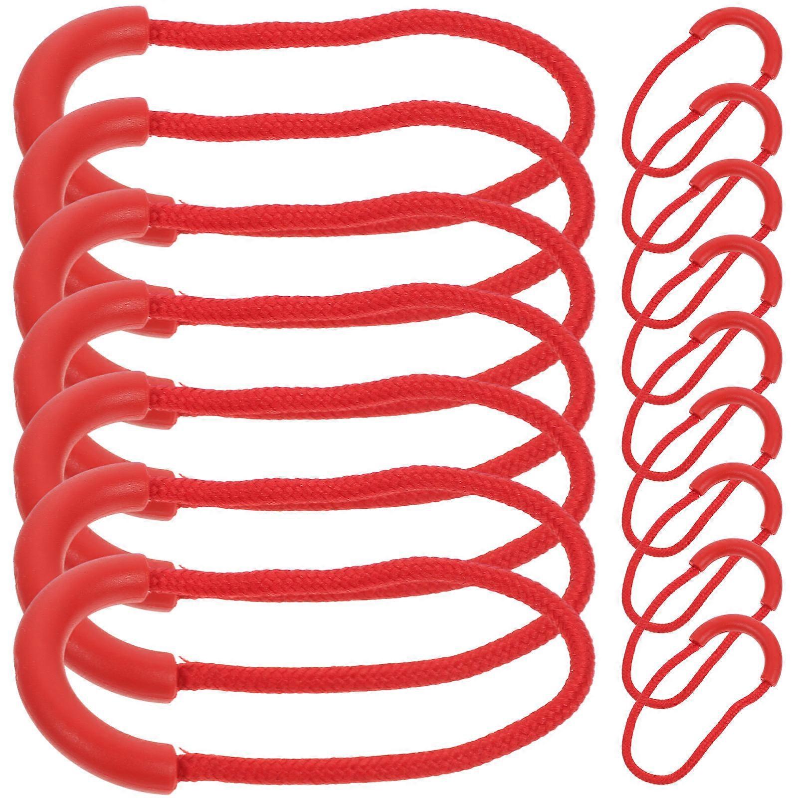 20Pcs Universal Zipper Pull Replacement Kit For Men And Women Zippers In Red Color With Easy To Install Features