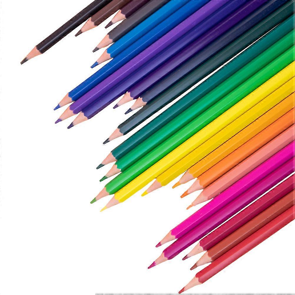 36Pcs Portable Drawing Pencils Set For Children Ideal For School Activities With Hexagonal Shape Multi-color And Convenient Design