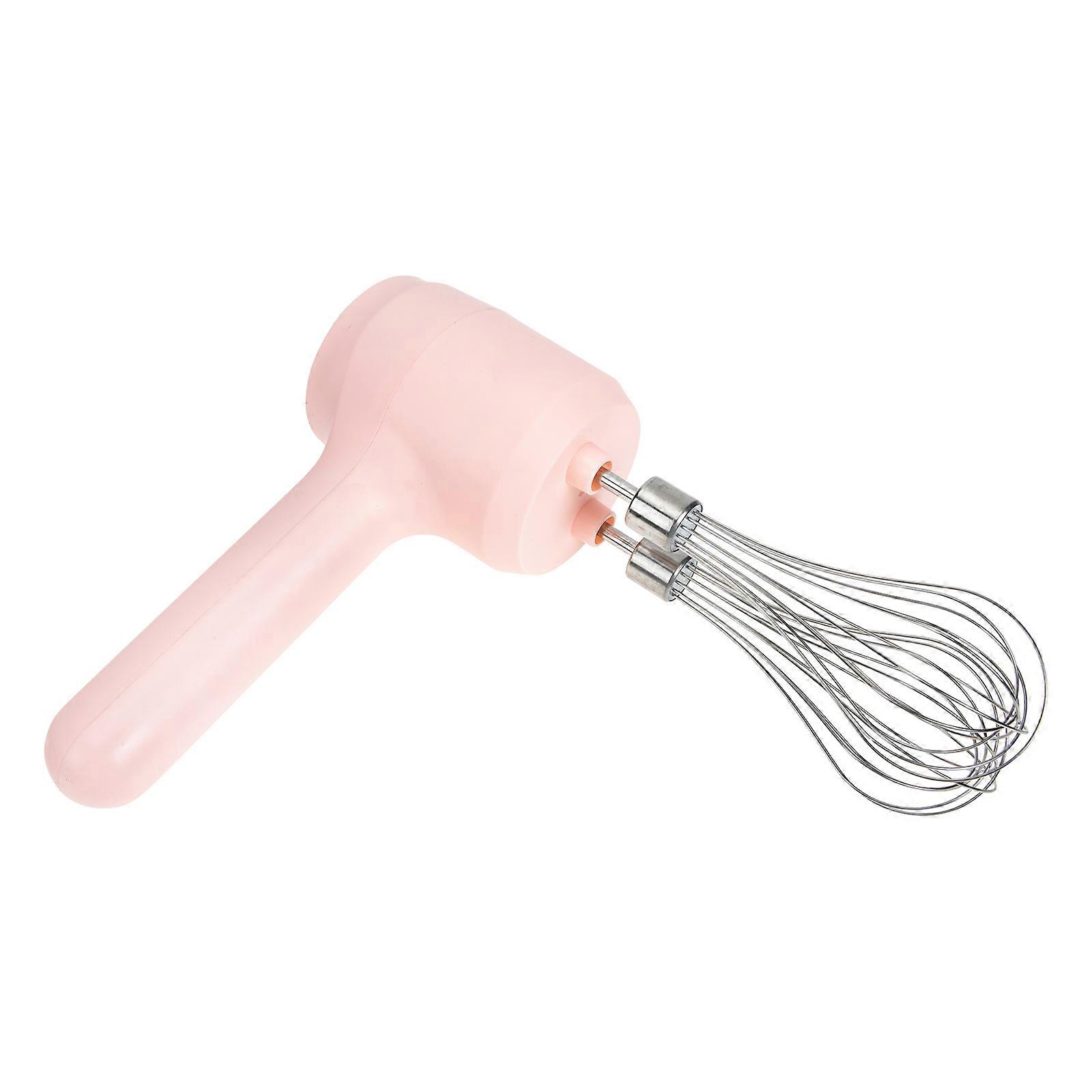 Multifunctional Hand Mixer 1 Set Egg Beating Tool For Home Users 20.5X9.5CM Pink Electric Mixer Suitable For Cooking
