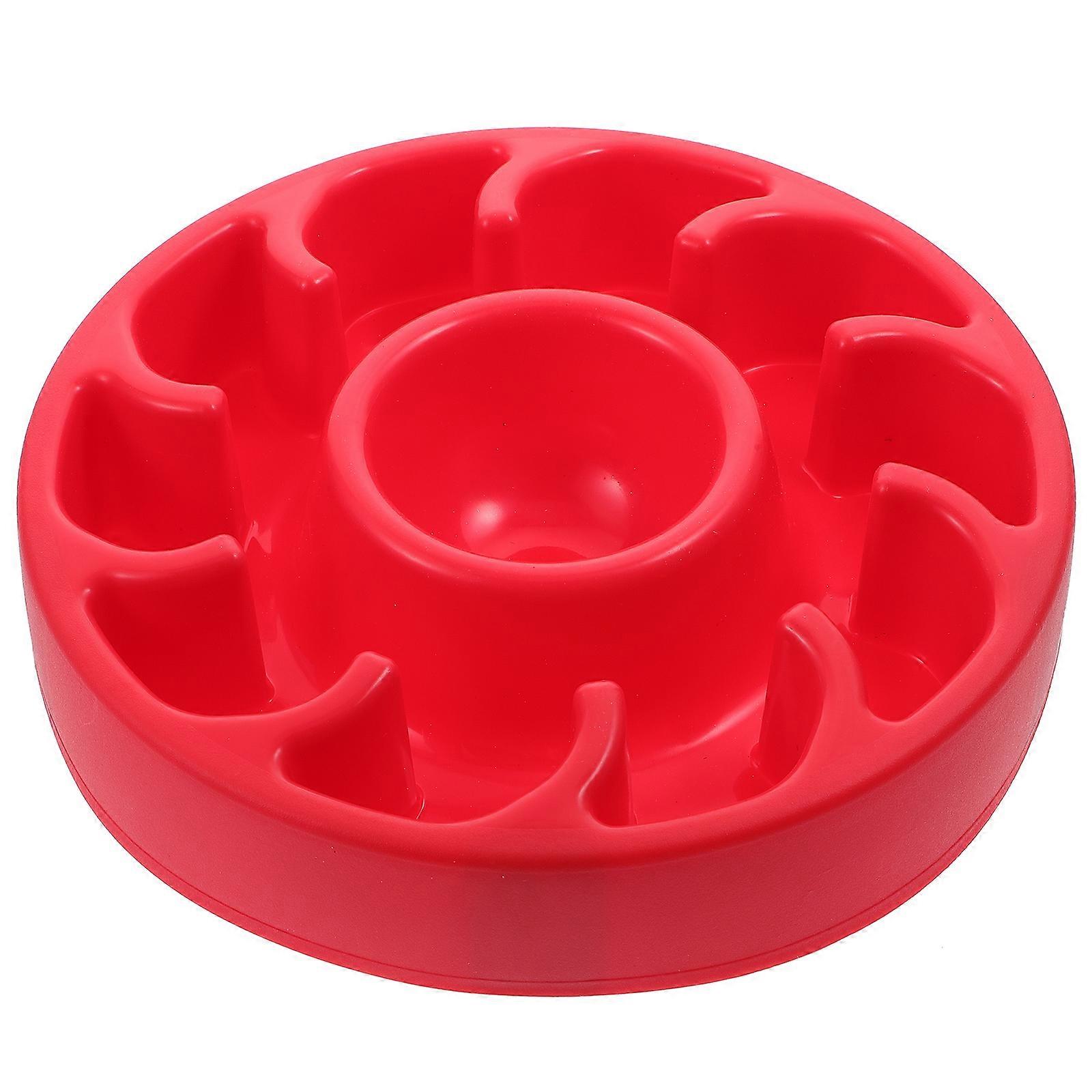 Cute Dog Cat Slow Feeder Bowl Interactive Pet Food Dispenser for Healthy Eating Non Slip Design to Reduce Gulping and Bloat