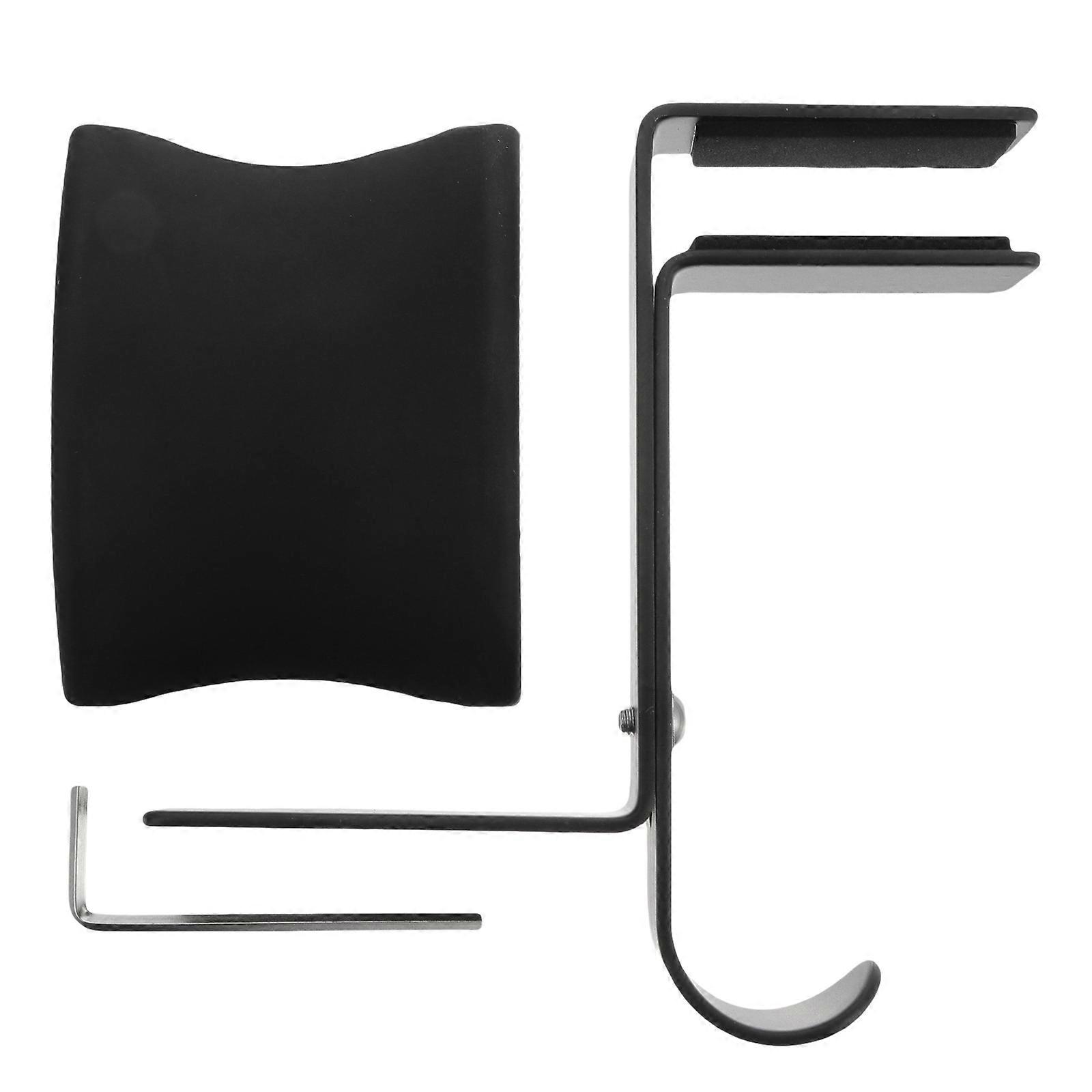 Adjustable Metal Headphone Rack Under Desk Clamp Hook for Headset Storage – Design Fits Various Desk Thicknesses – Easy Install Headphone Holder for