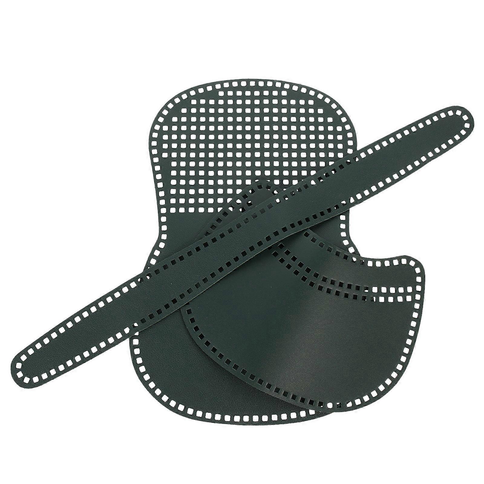 PU Mesh Sheets for DIY Crochet Projects Safe Plastic Material Green Color Easy to Use