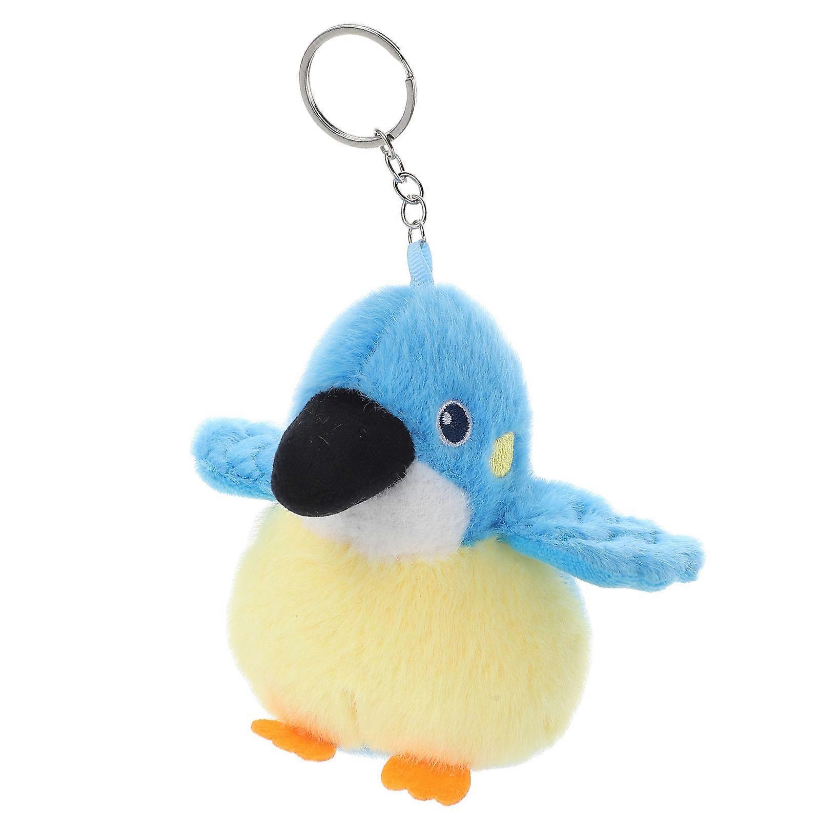 It sounds like you're describing a product listing for an **adorable parrot plush keychain**! Here's a polished and professional product description