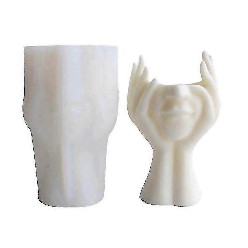 Silikonform Abstrakte Vase Kunst Design Form