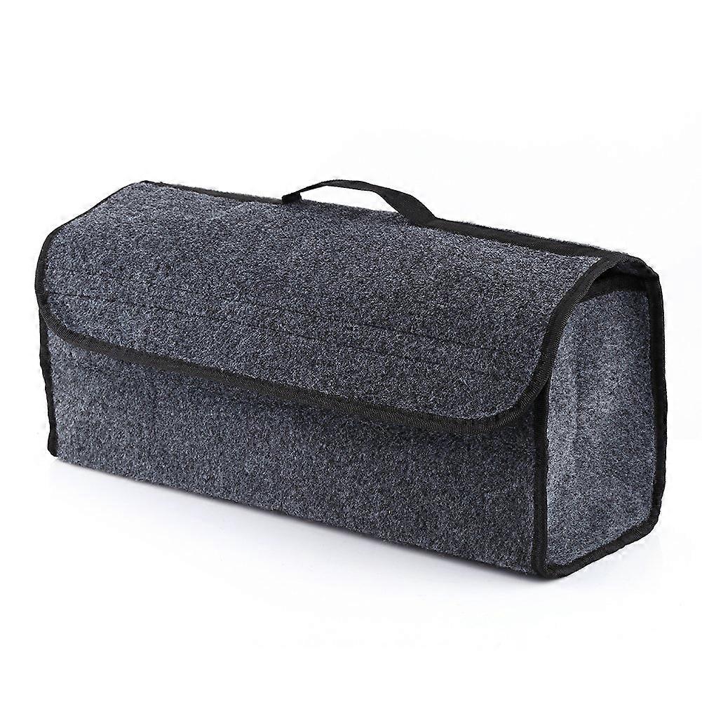 Collapsible Car Compartment Trunk Bag CarBack Rear Storage Bag Trunk Organizer Holder Pocket Hanger Pouch Gray