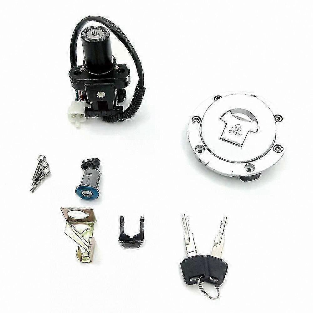 Universal Motorcycle Ignition Switch with Fuel Cap and Seat Lock Key for Multiple Models