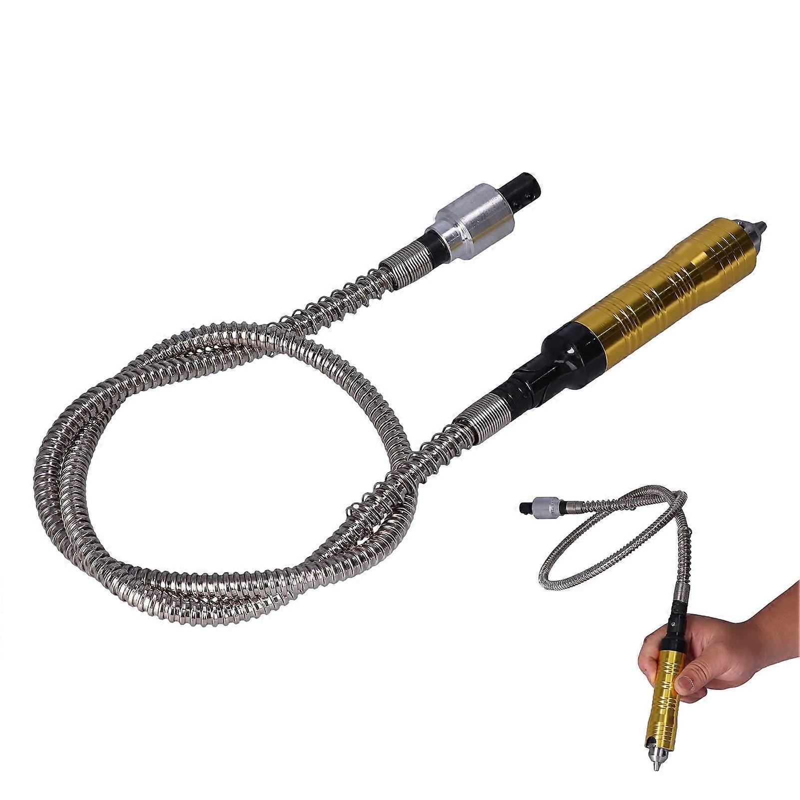 Rotary Tool With Flexible Shaft, Flex Shaft, Drill Chuck Adapter, Extension Cable, Polisher Adapter For Fine Grinding