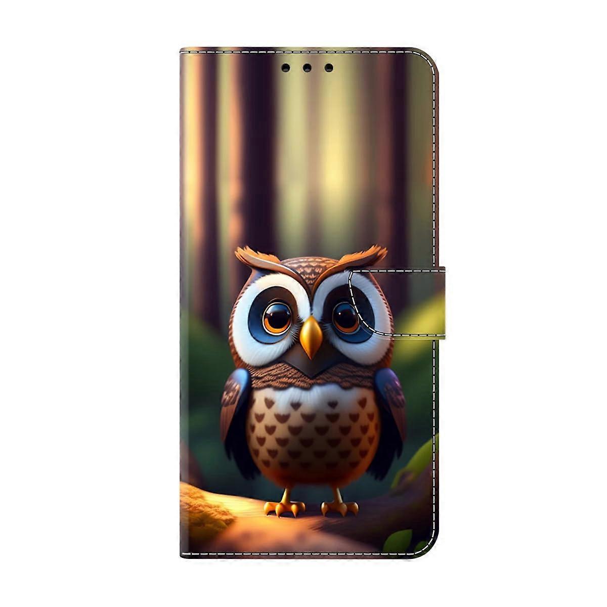 PU Leather Flip Wallet Cover Case with Magnetic Closure and Stand Function, Compatible with Xiaomi Redmi Note 9 Pro