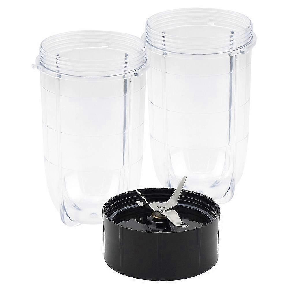 Replacement Blade with 2Pcs 16Oz Cups for MB1001 Blender Replacement Parts, Compatible with 250W Blender Machines