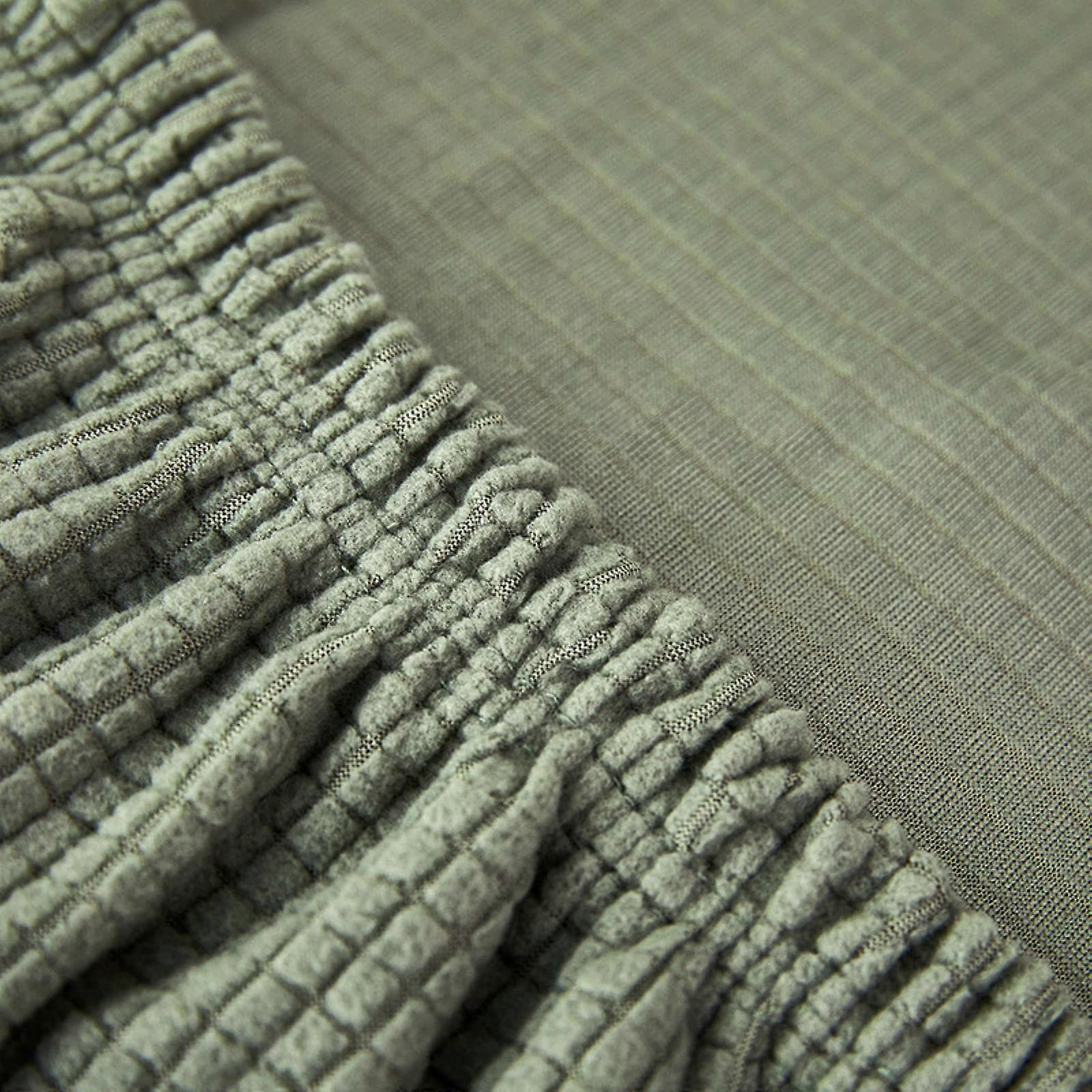 Stretch Solid Color Sofa Slipcover for 3-Seater Couch 190-230cm - Elastic Fit Simple Style Home Decor Cover