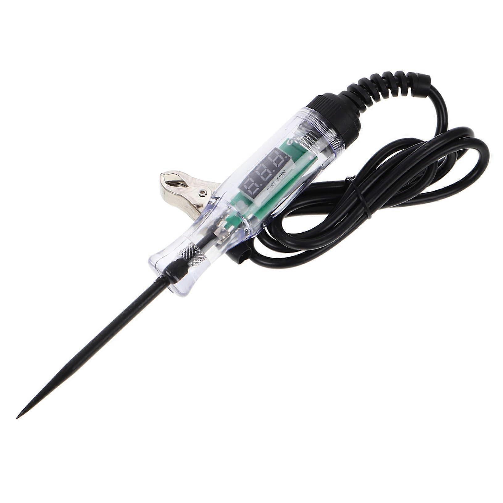 24V Automotive Circuit Tester with Voltage Display for Car Electrical Repair - Versatile Tool for Professionals and DIY Enthusiasts