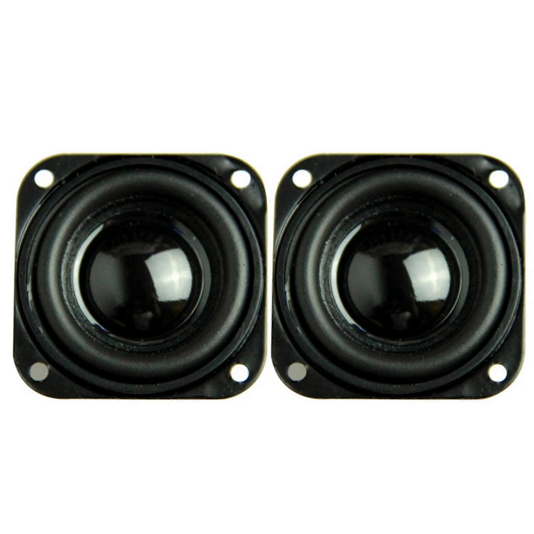 2PCS 1.5 Inch Audio Speaker 4 Ohm 5W 40mm Bass Multimedia DIY Mini Speaker With Fixing Hole