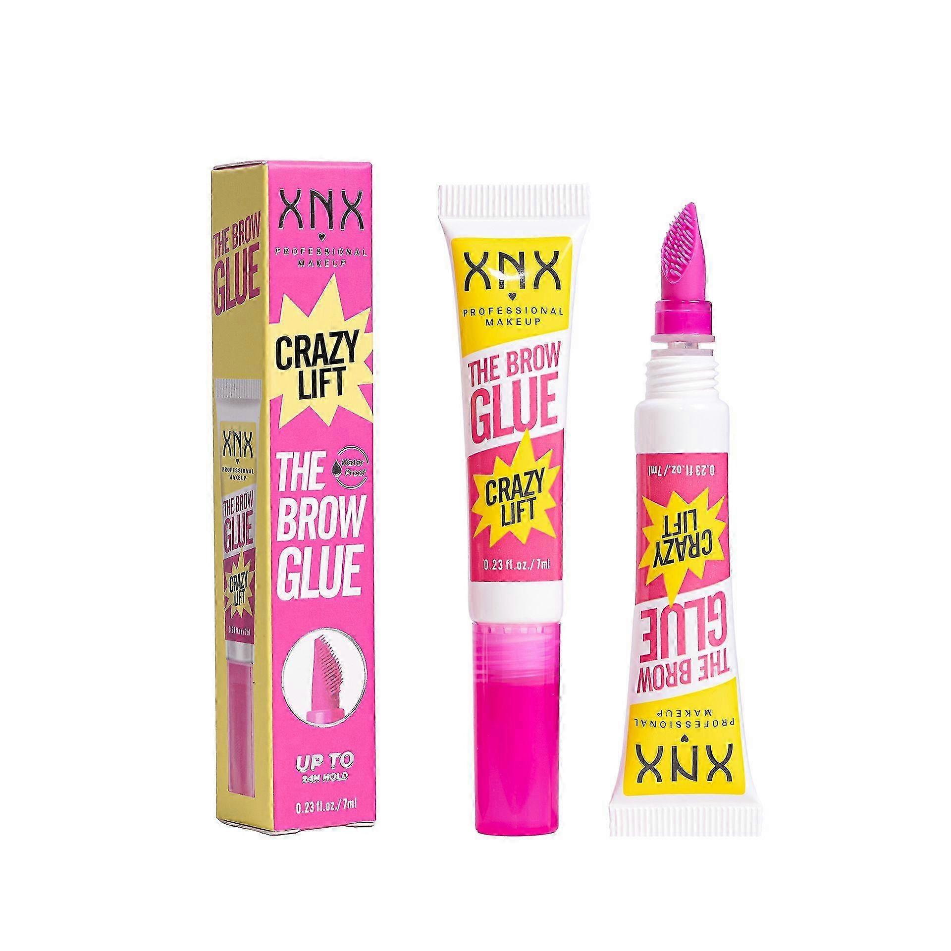Crazy Lift Brow Lamination Gel - Strong Hold Clear Eyebrow Gel with Built-In Comb for Flawless Brows