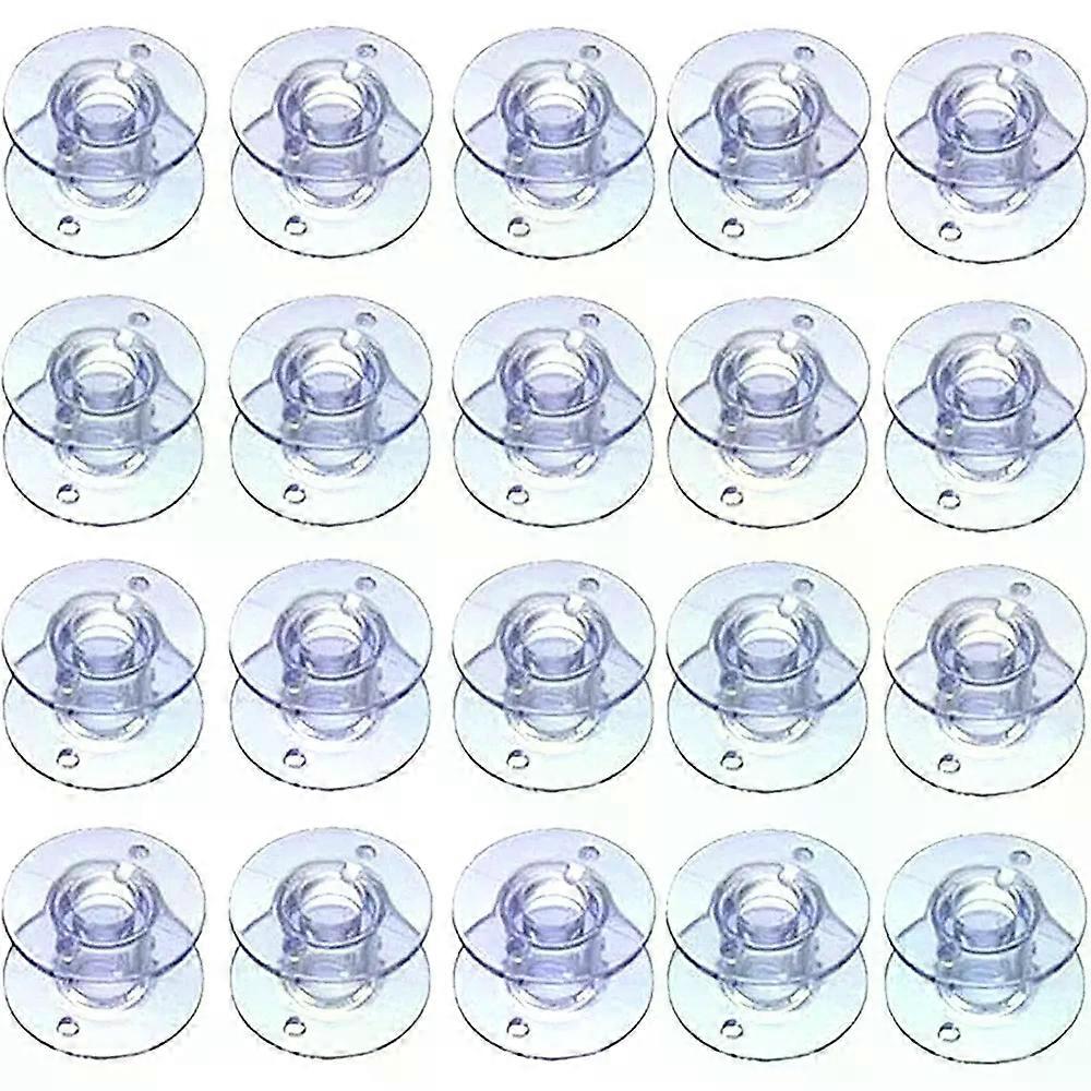Clear Plastic Sewing Machine Bobbins SA156 Universal Empty Spool Bobbin For Singer Brother Sewing Machine Accessories