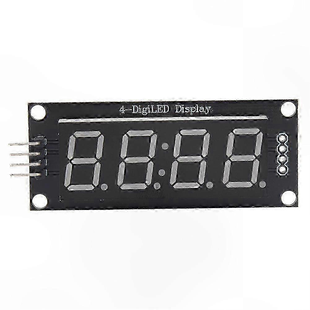 4-Digit 7-Segment LED Display Module with TM1637 Library Compatibility for Arduino Projects hwy