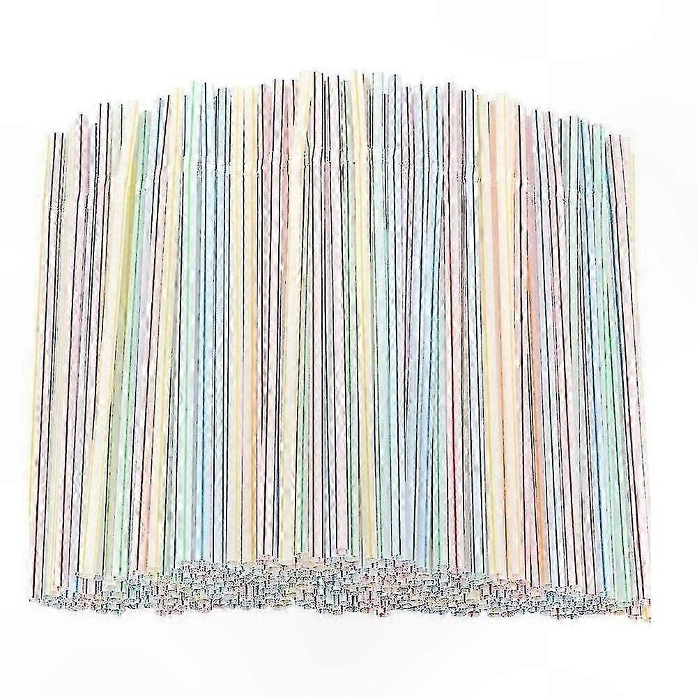 1000 Count Eco-Friendly Flexible Drinking Straws for Home Bar and Party Use
