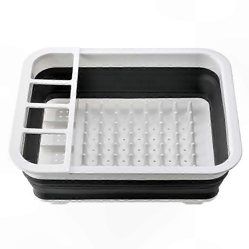 Compact Foldable Dish Rack for RVs, Travel, and Camping - Space-Saving Design