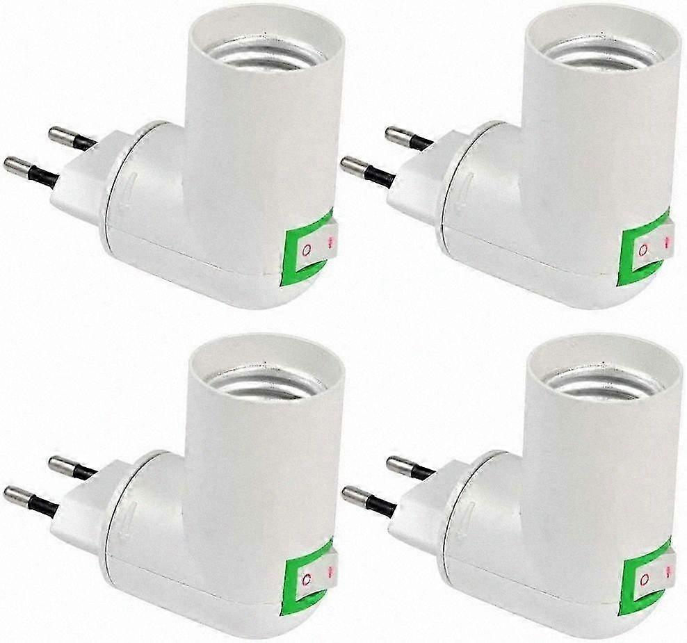 E27 Lamp Socket with Wireless Control, Plastic Base for LED Bulbs, Quick Installation for Indoor Lighting Fixtures