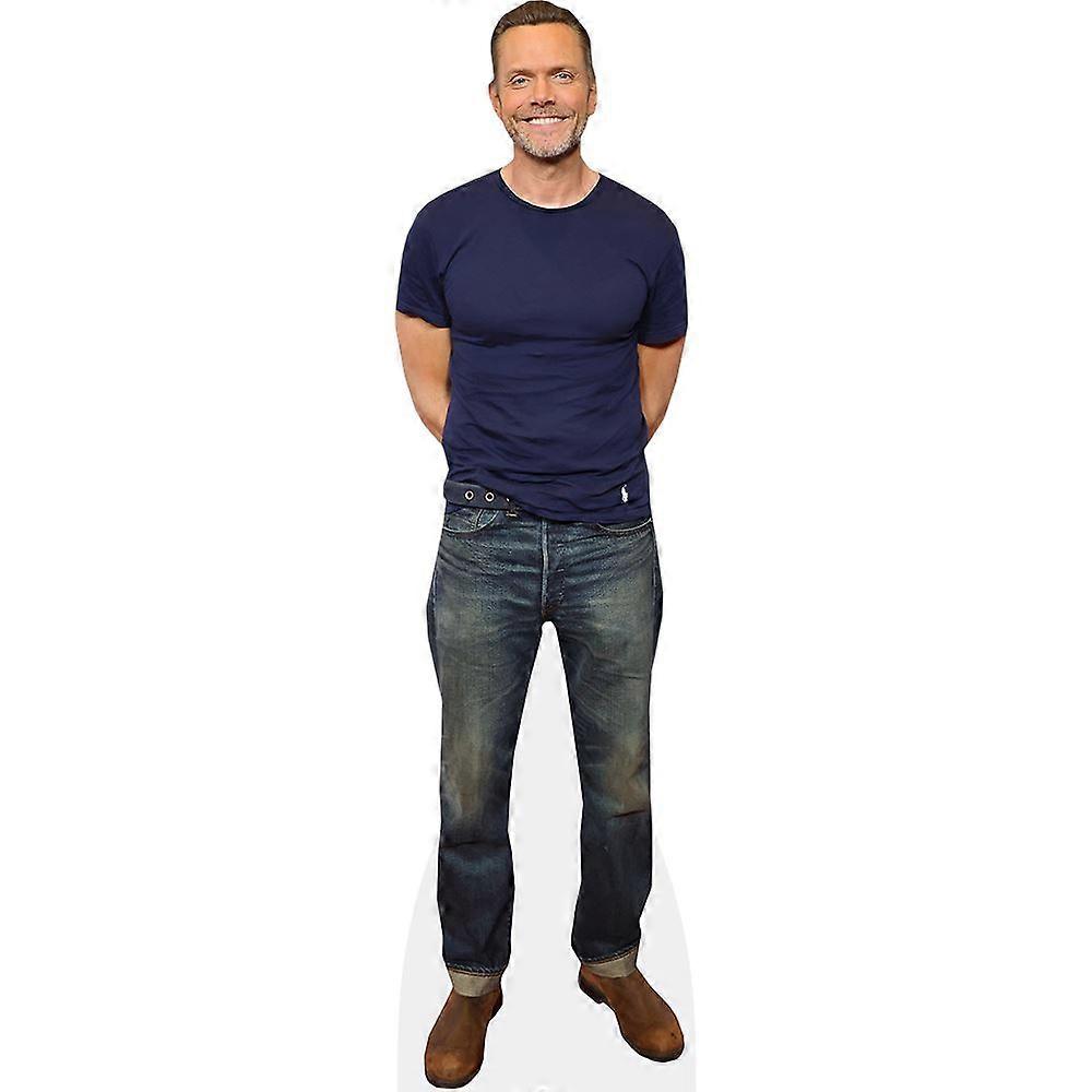 Joel McHale (Casual) Cardboard Cutout (lifesize OR mini size). Standee. Stand Up.