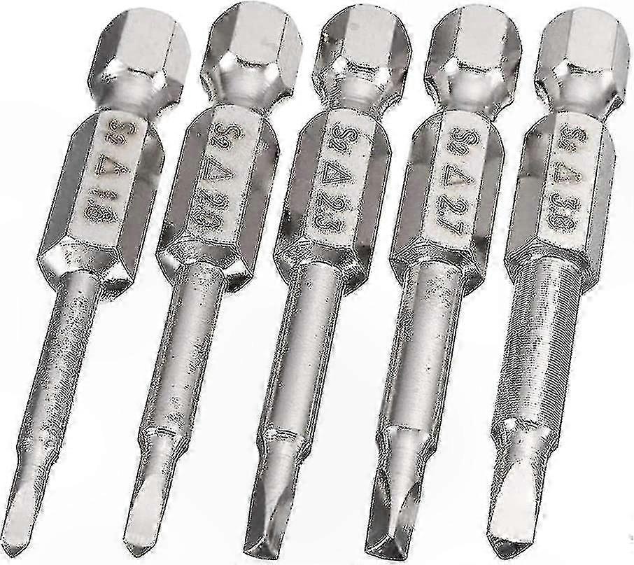 Triangle Head Screwdriver Bits, 50mm S2 Steel, 1/4" Hex Shank for Secure Fastening
