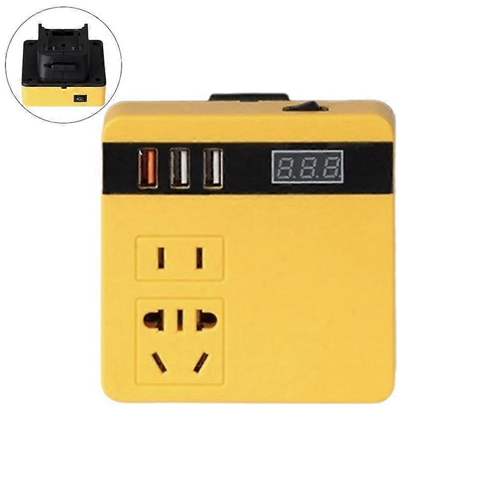 for DeWalt Milwaukee 120W Electric Tool Battery Inverter – Portable, Fast-Charging, Built-In Safety Protections