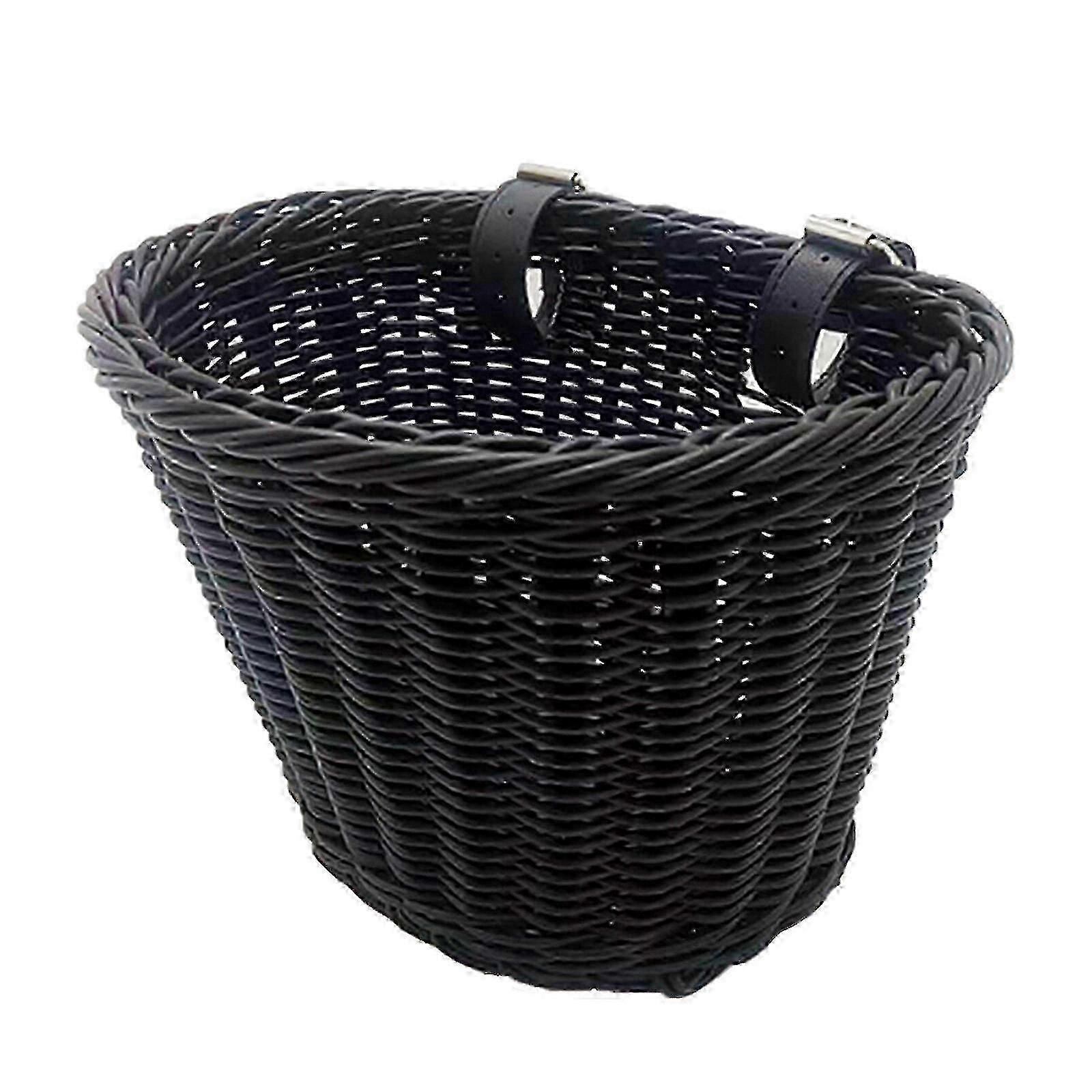 Wicker front basket for children's bicycles, 150 grams, multi-color, waterproof and durable, suitable for baby carriages, etc.