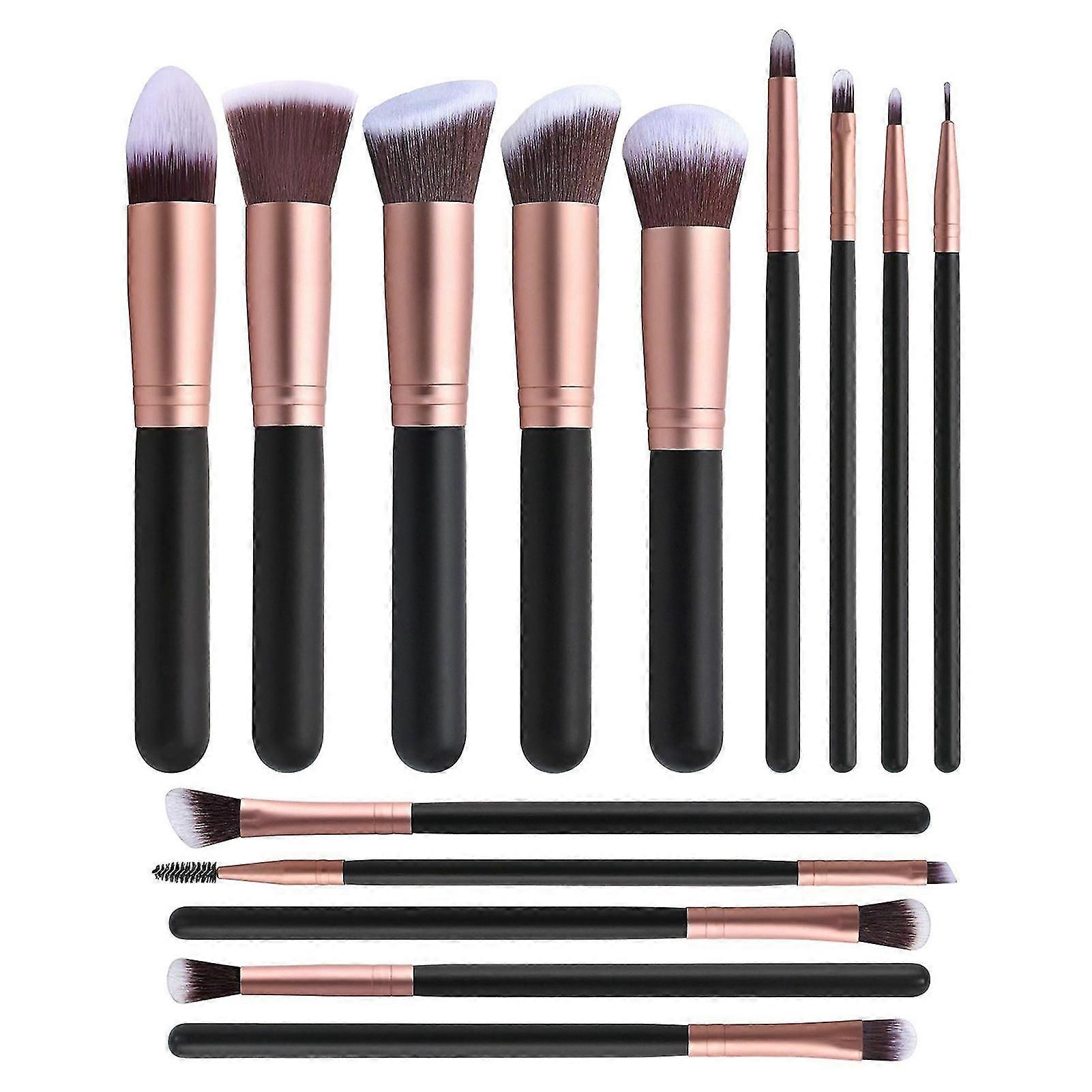 long makeup brushes set 14pcs for women