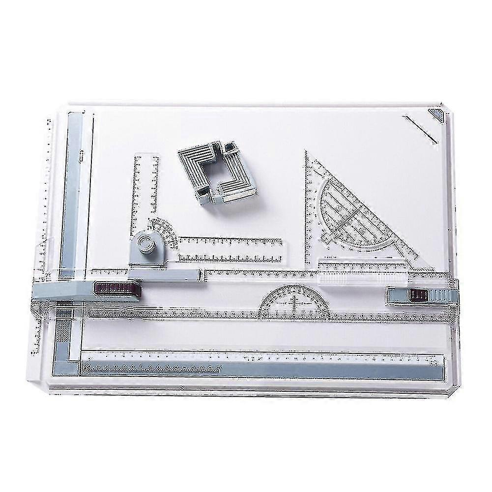 Drafting table with angle measuring system for architects