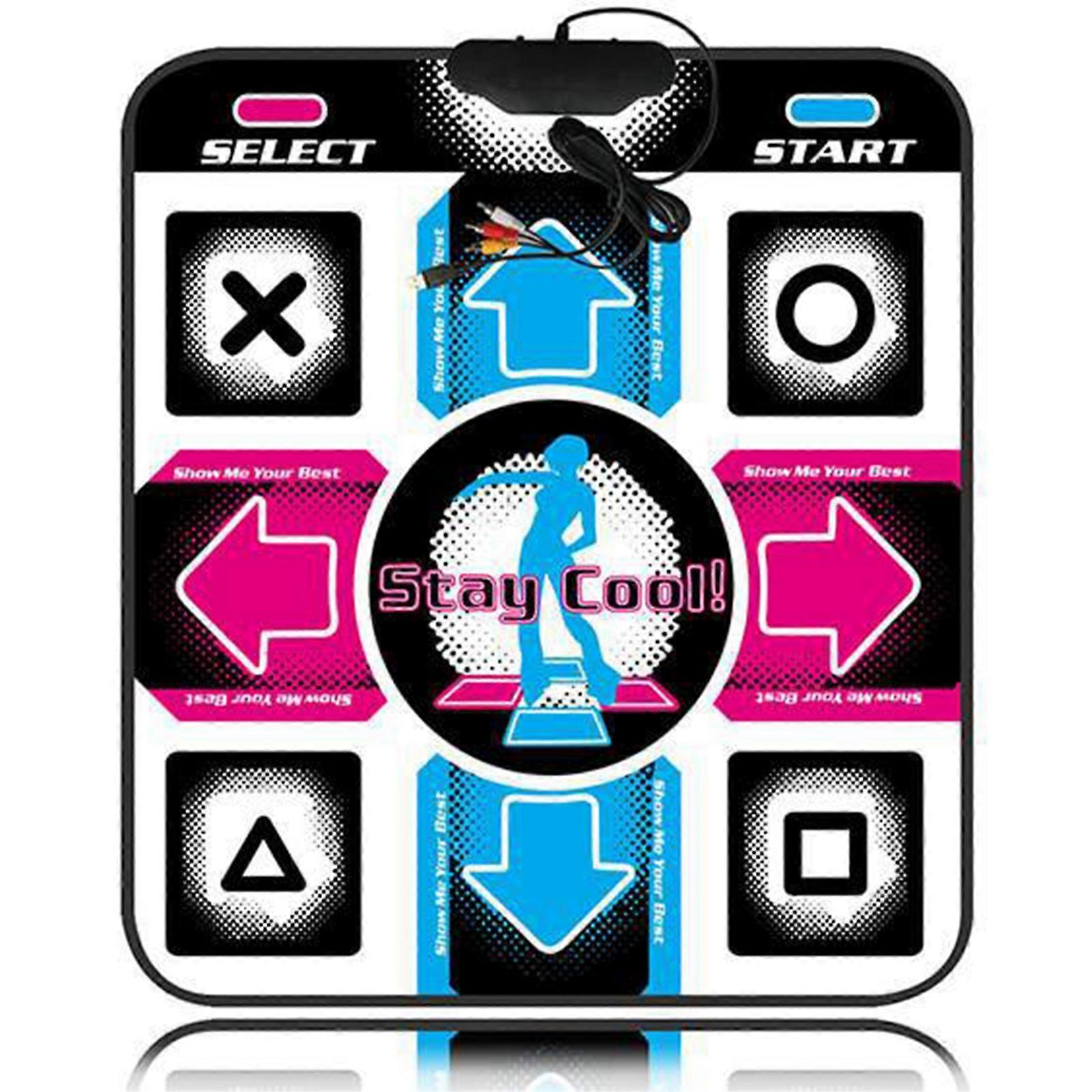 USB Dancing Mat - Frosted PVC Surface, Rapid Response, Plug & Play, 170cm Cable