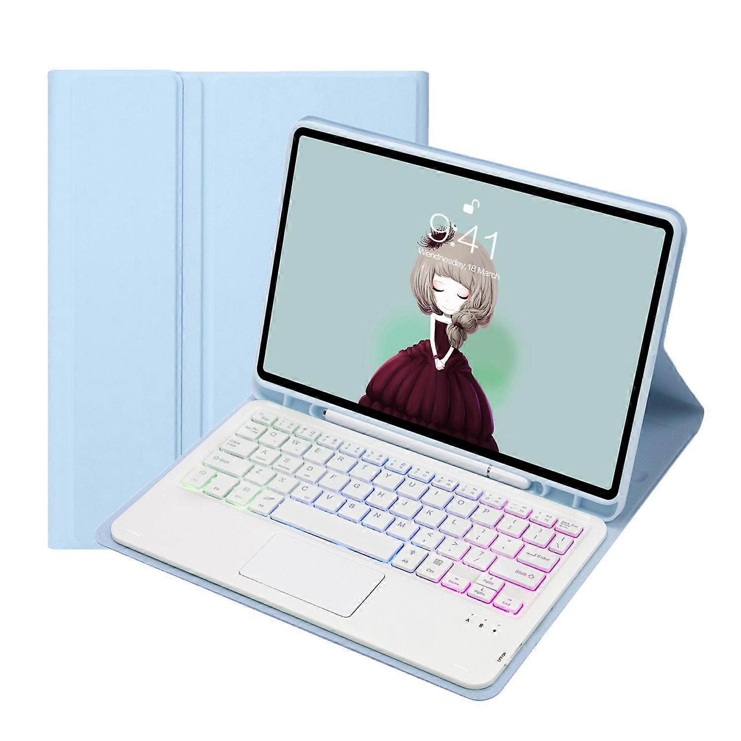 Keyboard Leather Case For Samsung Galaxy Tab S6 Lite