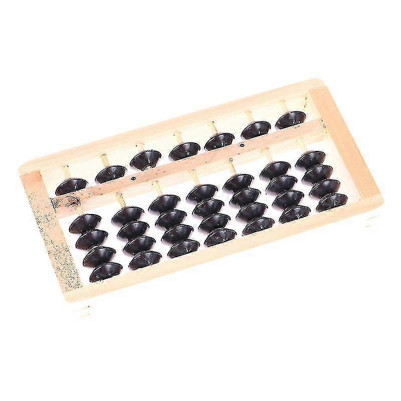 7速木製そろばん数学補助