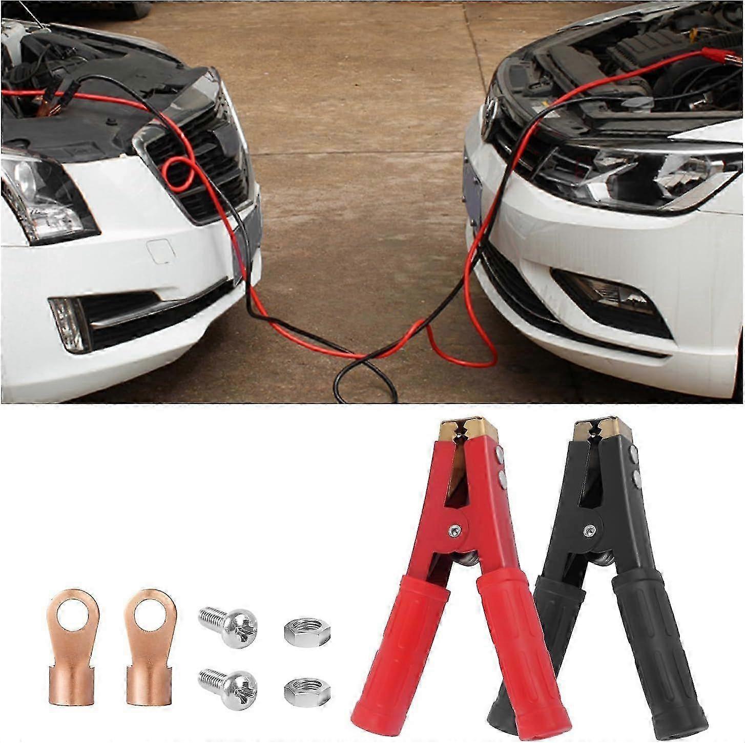 High quality 2PCS 1000A Car Alligator Clips,Pure Copper Battery Clamps Replacem