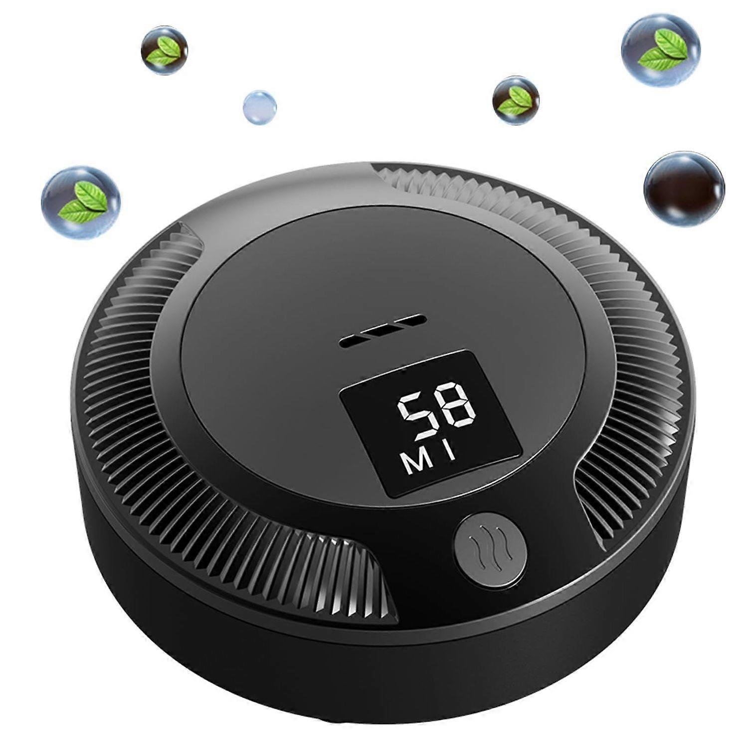 Rechargeable Refrigerator Air Purifier, Ozone Purification System, Screen design,3 Speed, Portable Mini refrigerator deodorizer for Car, Bedroom,Shoe